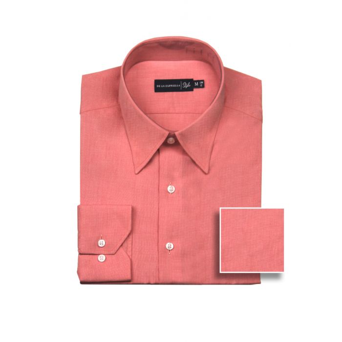 Camisa color salmón hombre - DELAESPRIELLA STYLE