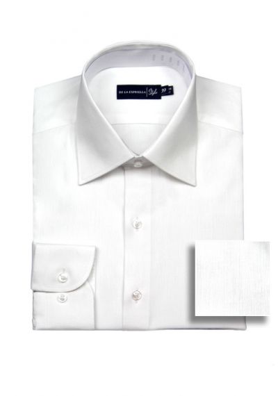 Camisa formal blanca para hombre 
