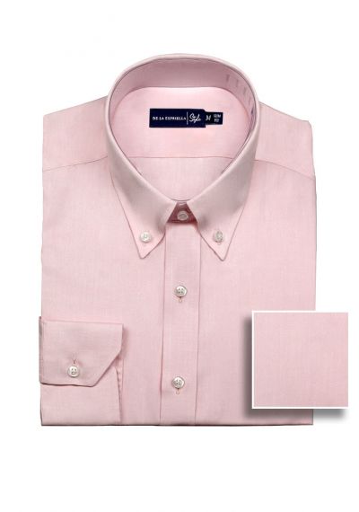 Camisa formal rosada para hombre