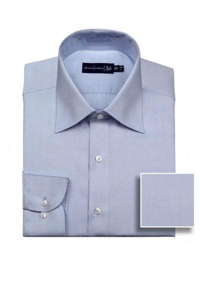 Camisa formal azul claro para hombre 