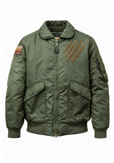 Chaqueta tigre super nylon verde