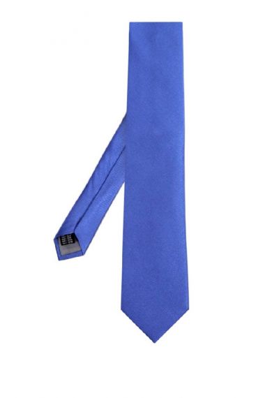 Corbata seda italiana unicolor azul